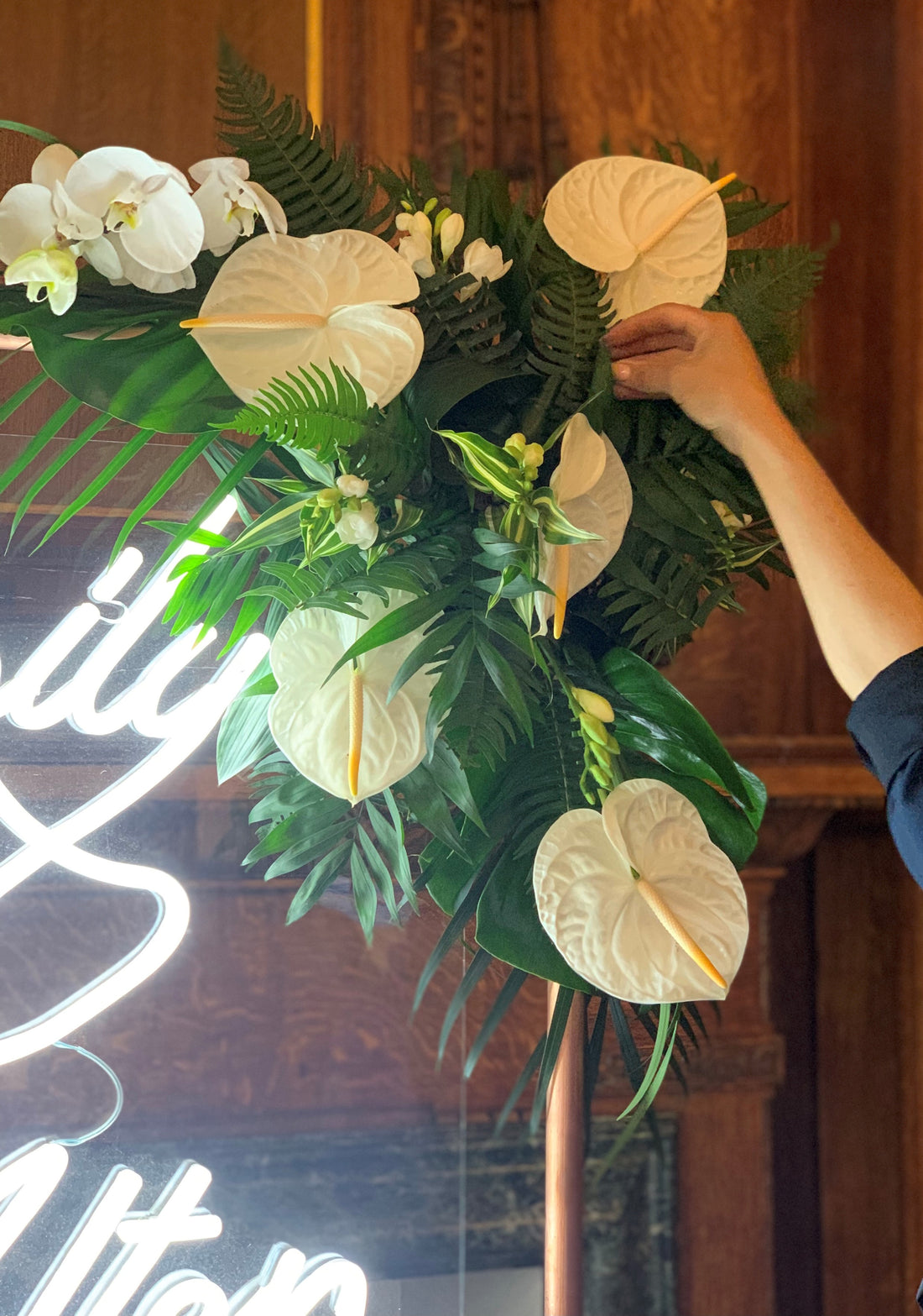 A tropical wedding at Grove House