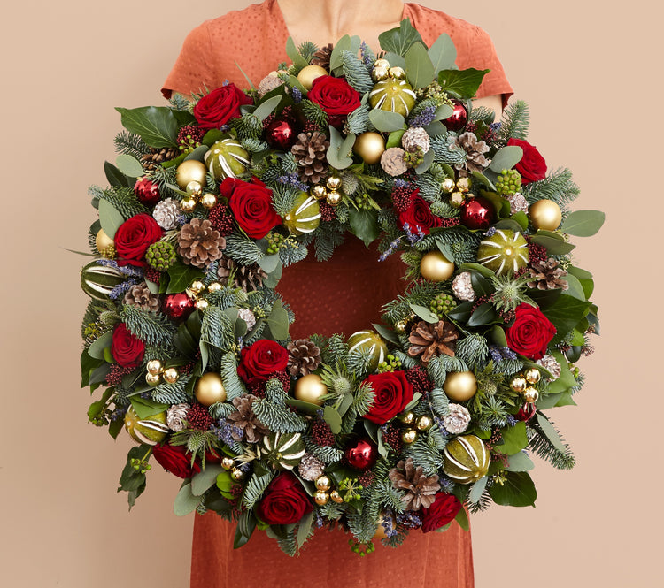 Christmas door wreaths