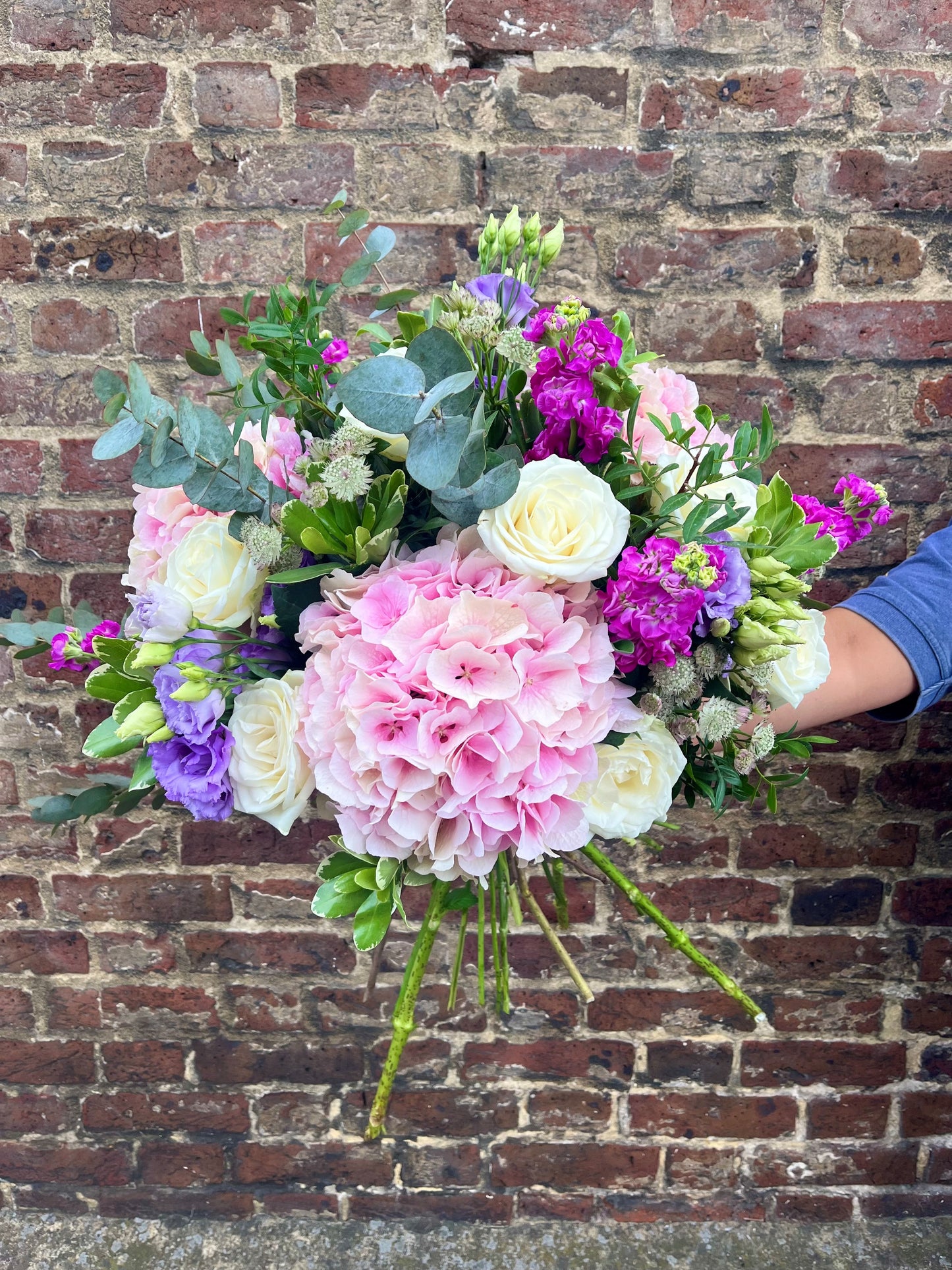 Luxury Seasonal Hydrangea Handtie