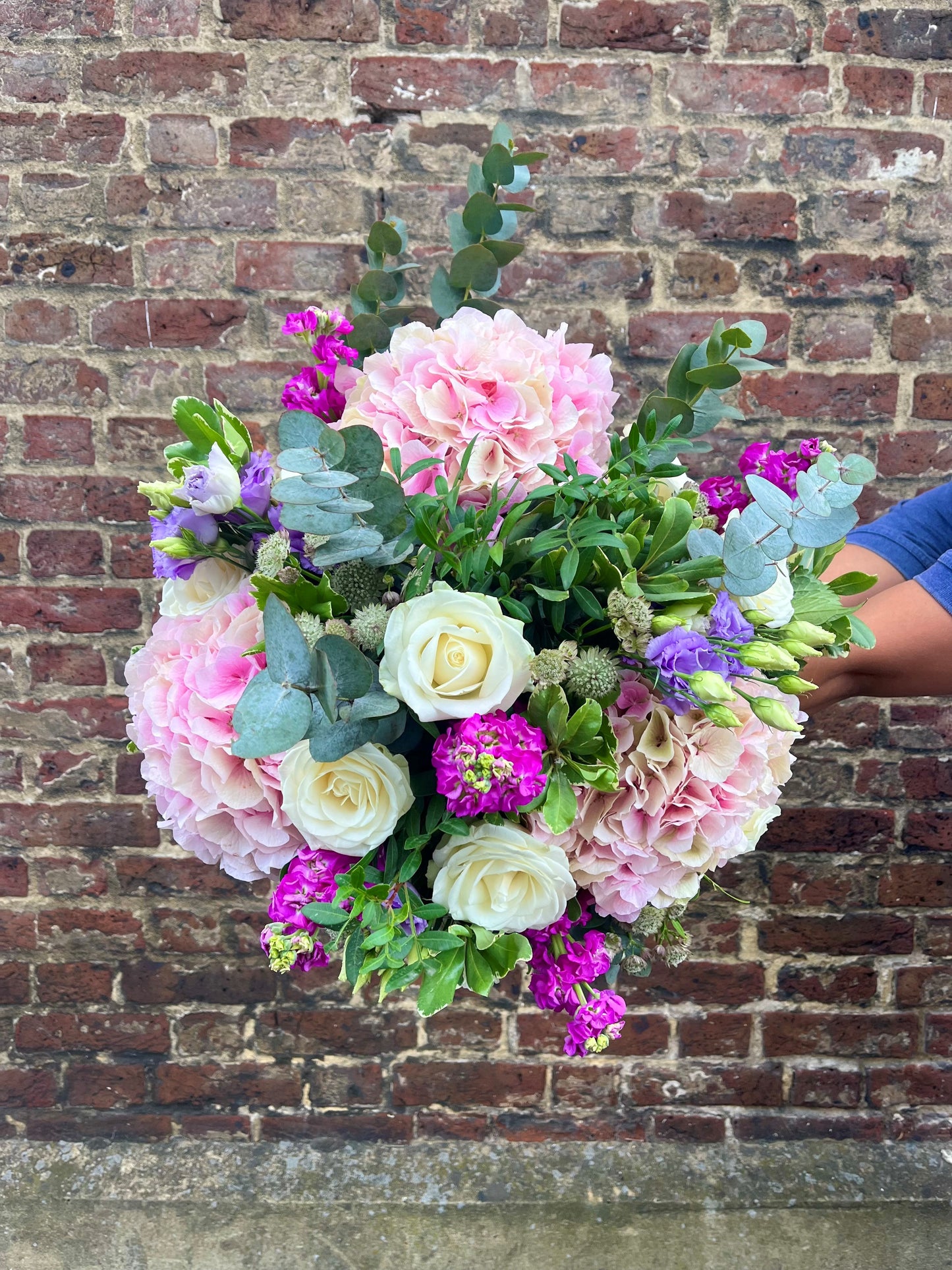 Luxury Seasonal Hydrangea Handtie