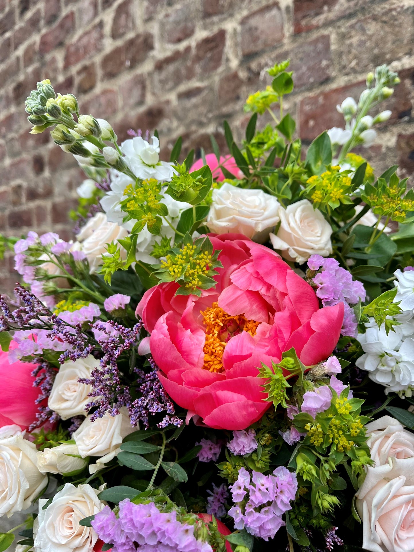Seasonal Peony Handtied Bouquet