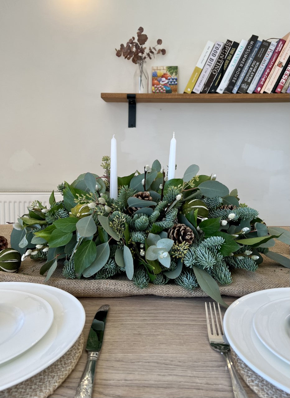 Courmayeur table decoration