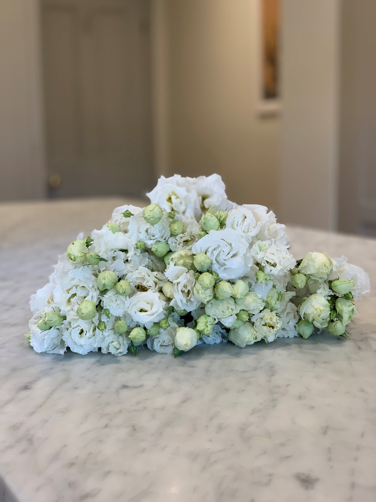 White Frilly Lisianthus