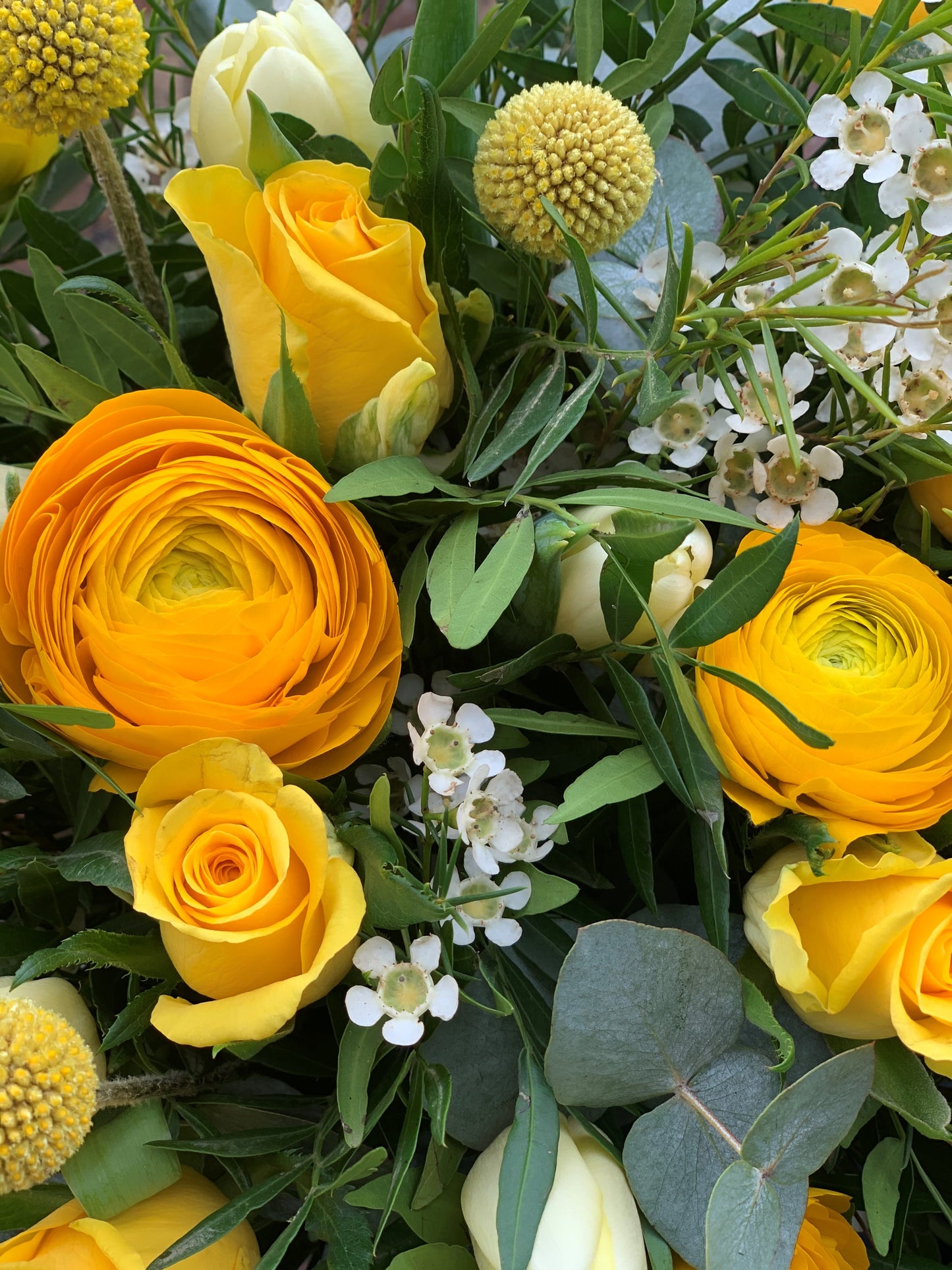 Seasonal Cream & Yellow Handtie