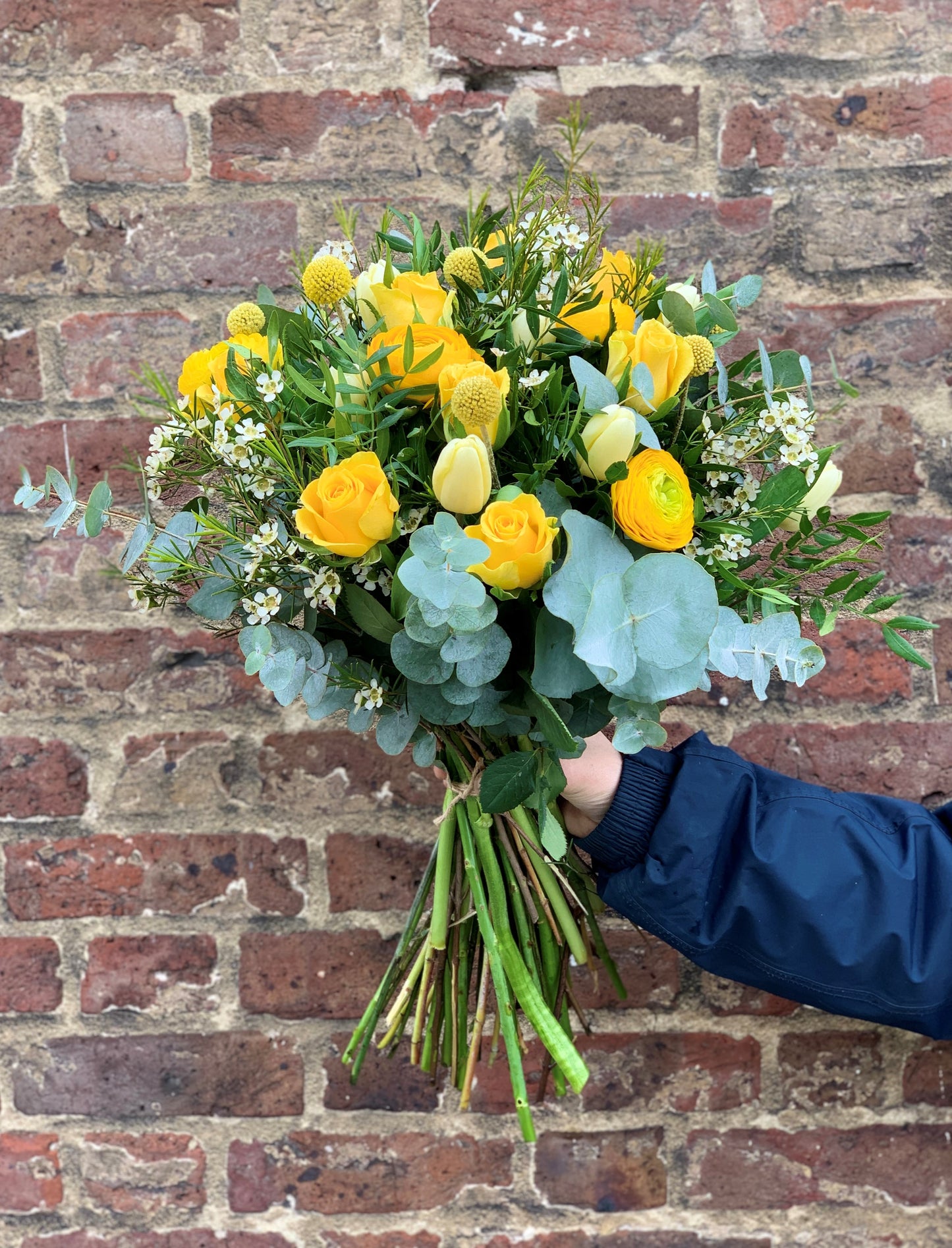 Seasonal Cream & Yellow Handtie