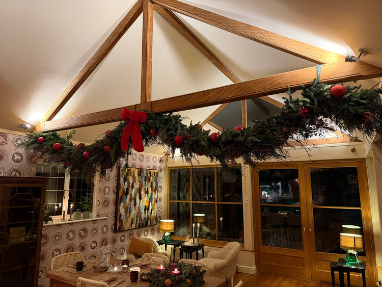 Bespoke Christmas decorating and garland installations by Gardenia of London