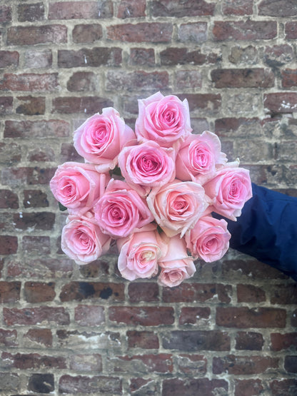 'Be My Valentine' Pink Roses