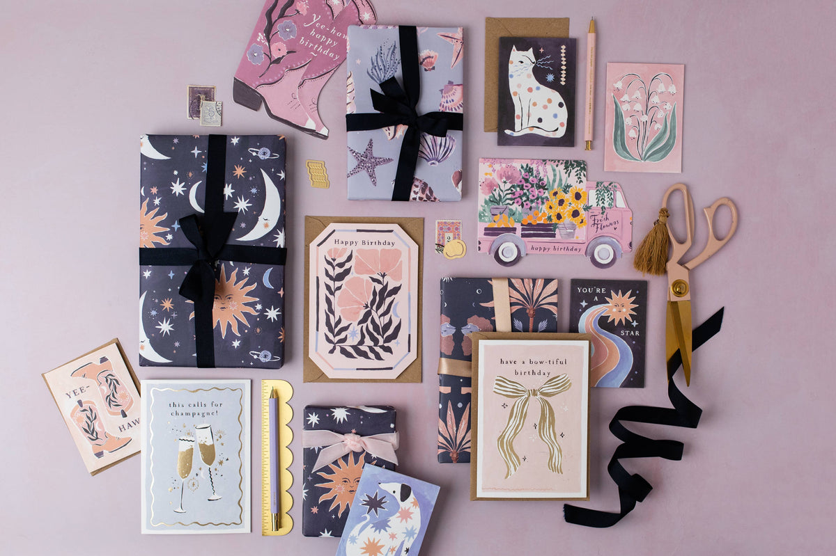 Sister Paper Co. | USA Duties Paid - Lily of the Valley Mini Card | Blank Card | Mini Cards