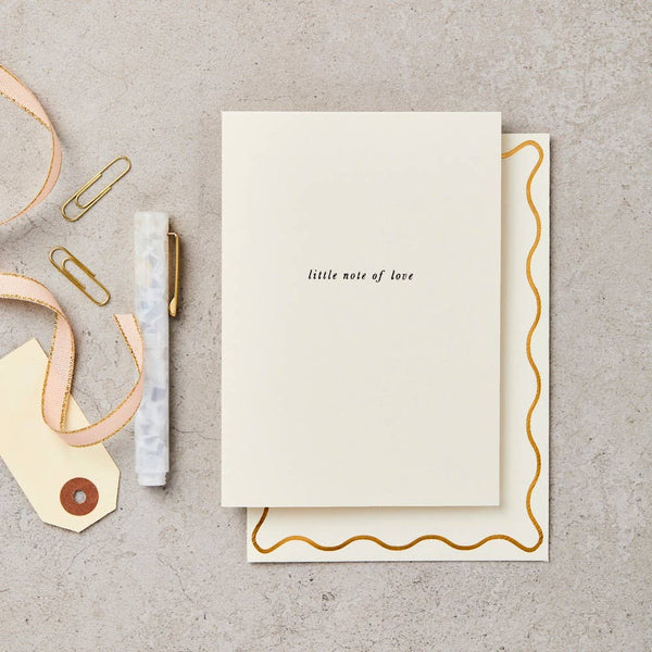 Katie Leamon - Little note of Love Greeting Card