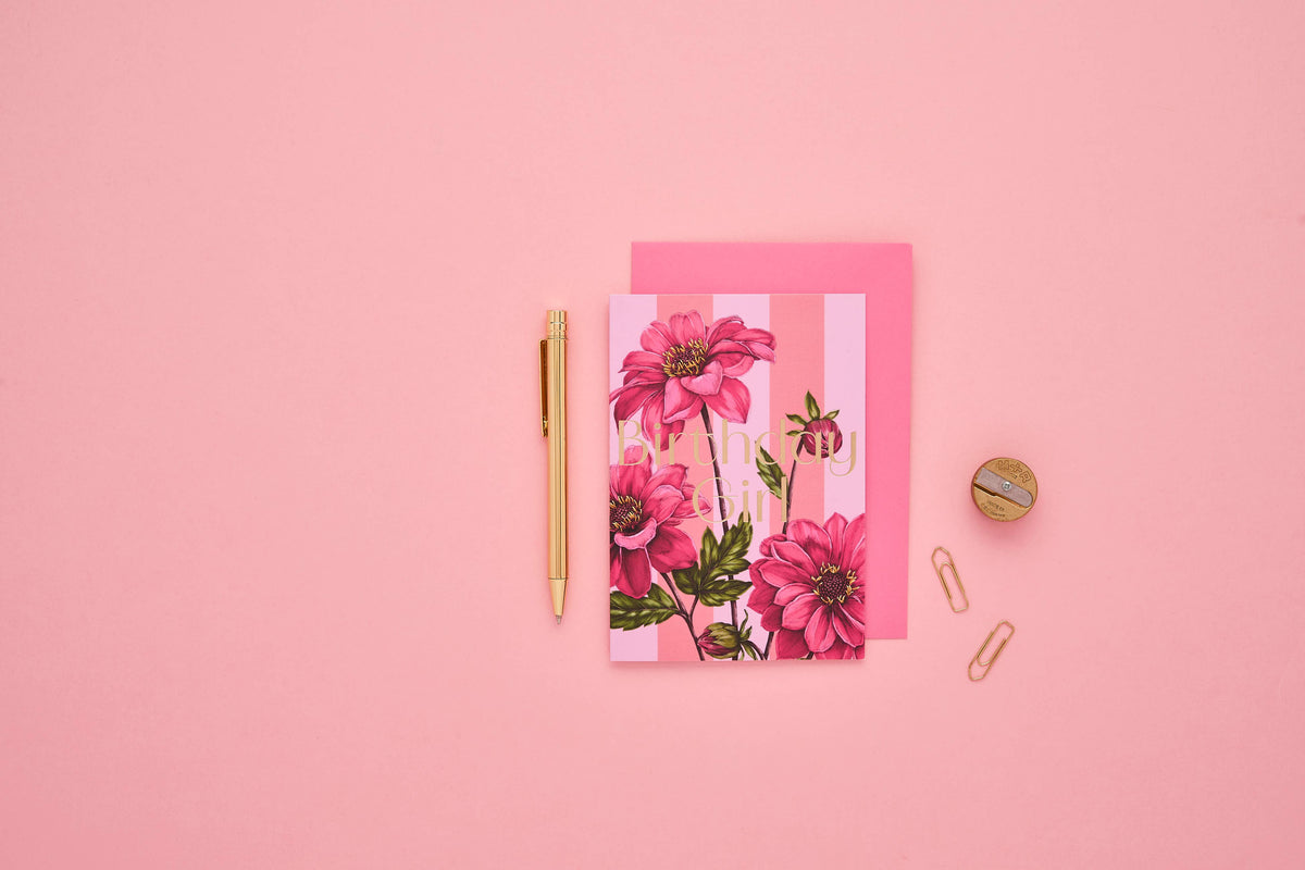 Catherine Lewis Design - Floral Riot - Birthday Girl - Card