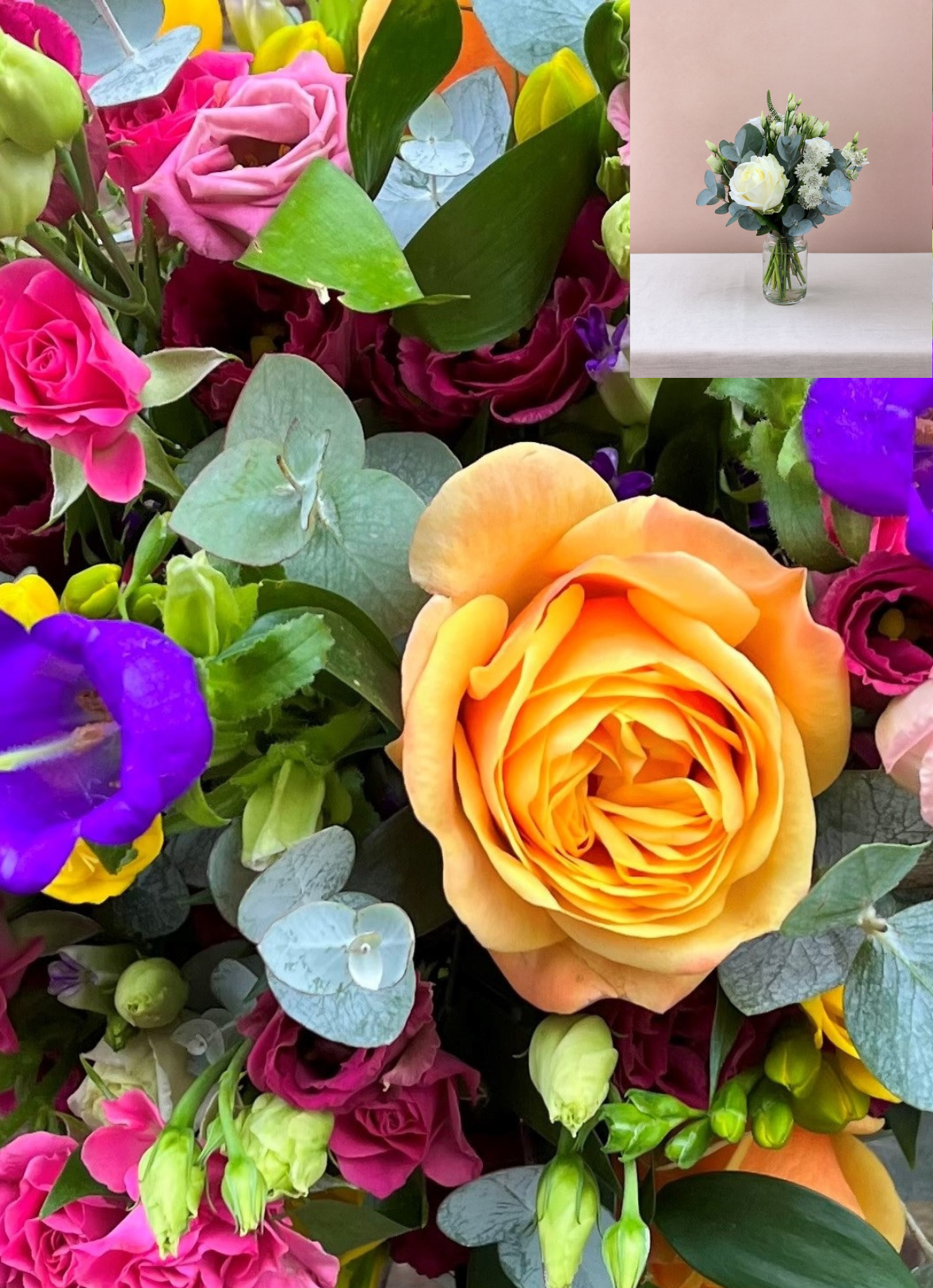 Pre-designed wedding flowers