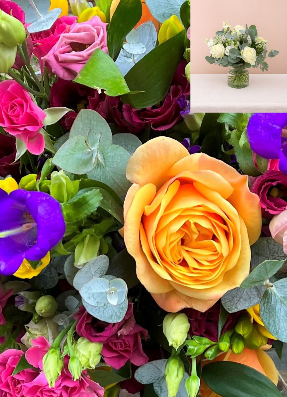 Pre-designed wedding flowers