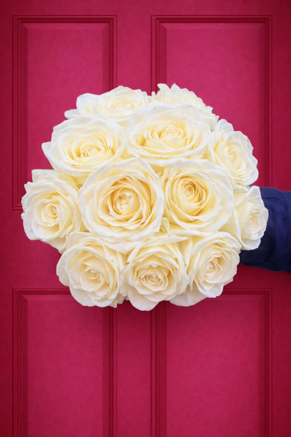 'Pure Love' White Roses