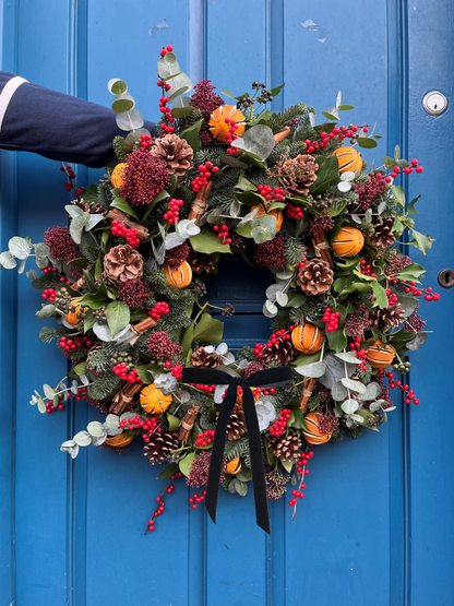 Cortina Christmas Door Wreath