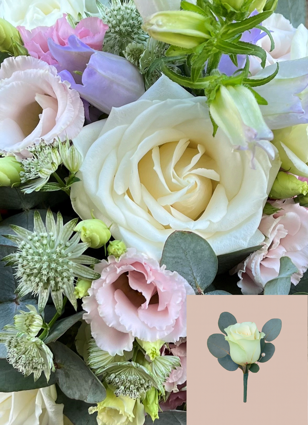 Pre-designed wedding flowers