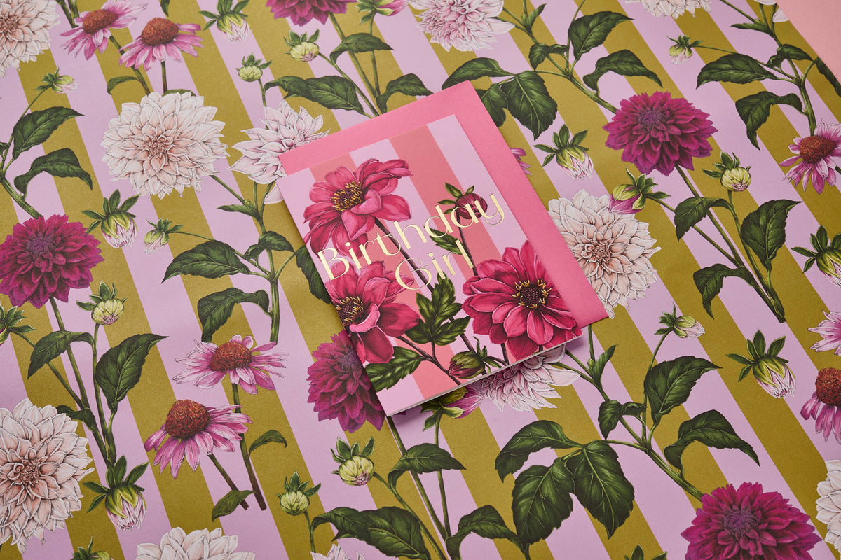 Catherine Lewis Design - Floral Riot - Birthday Girl - Card