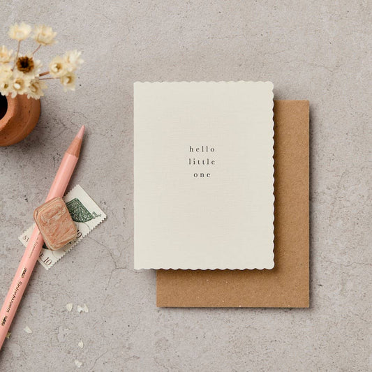 Hello Little One Mini Card