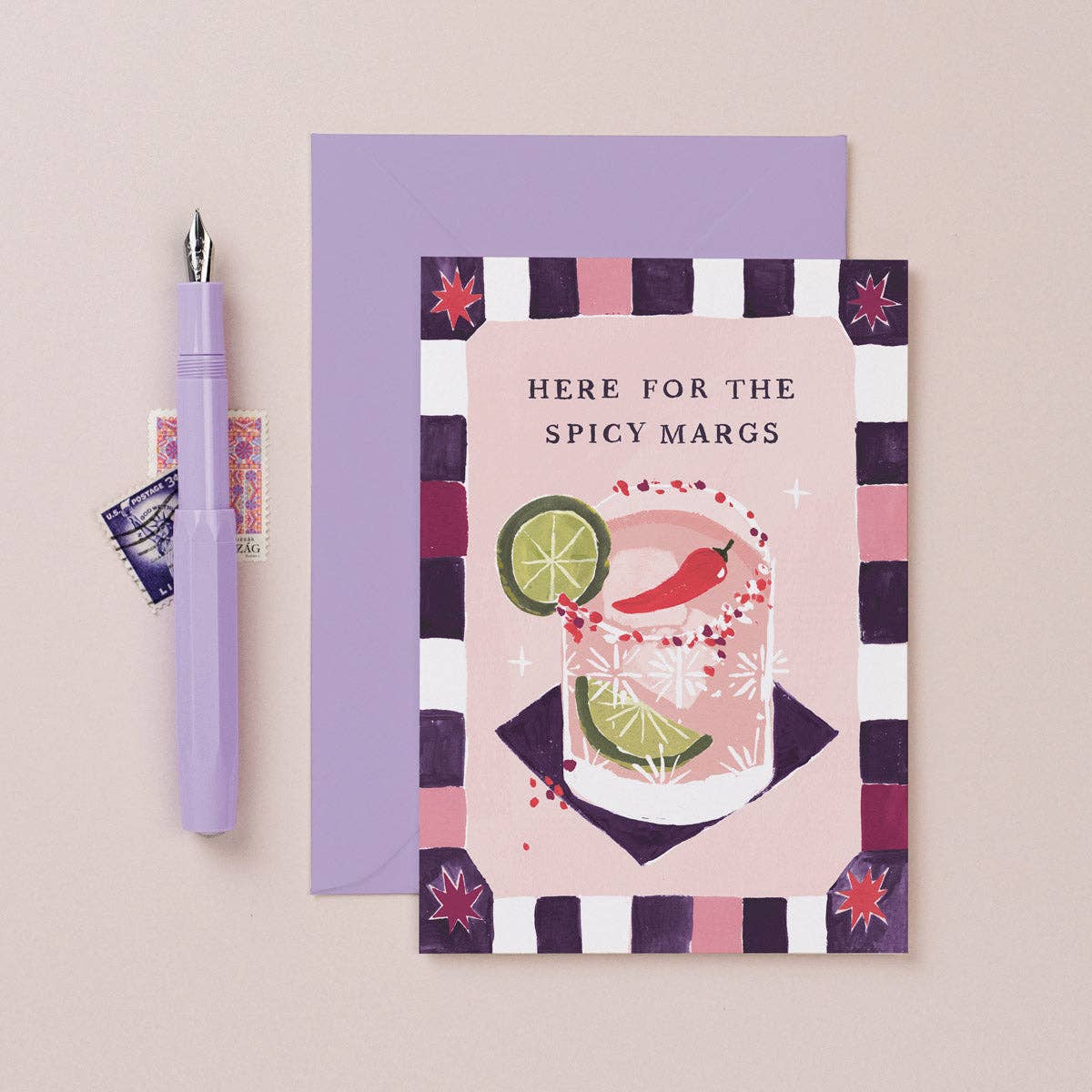 Spicy Margarita Birthday Card