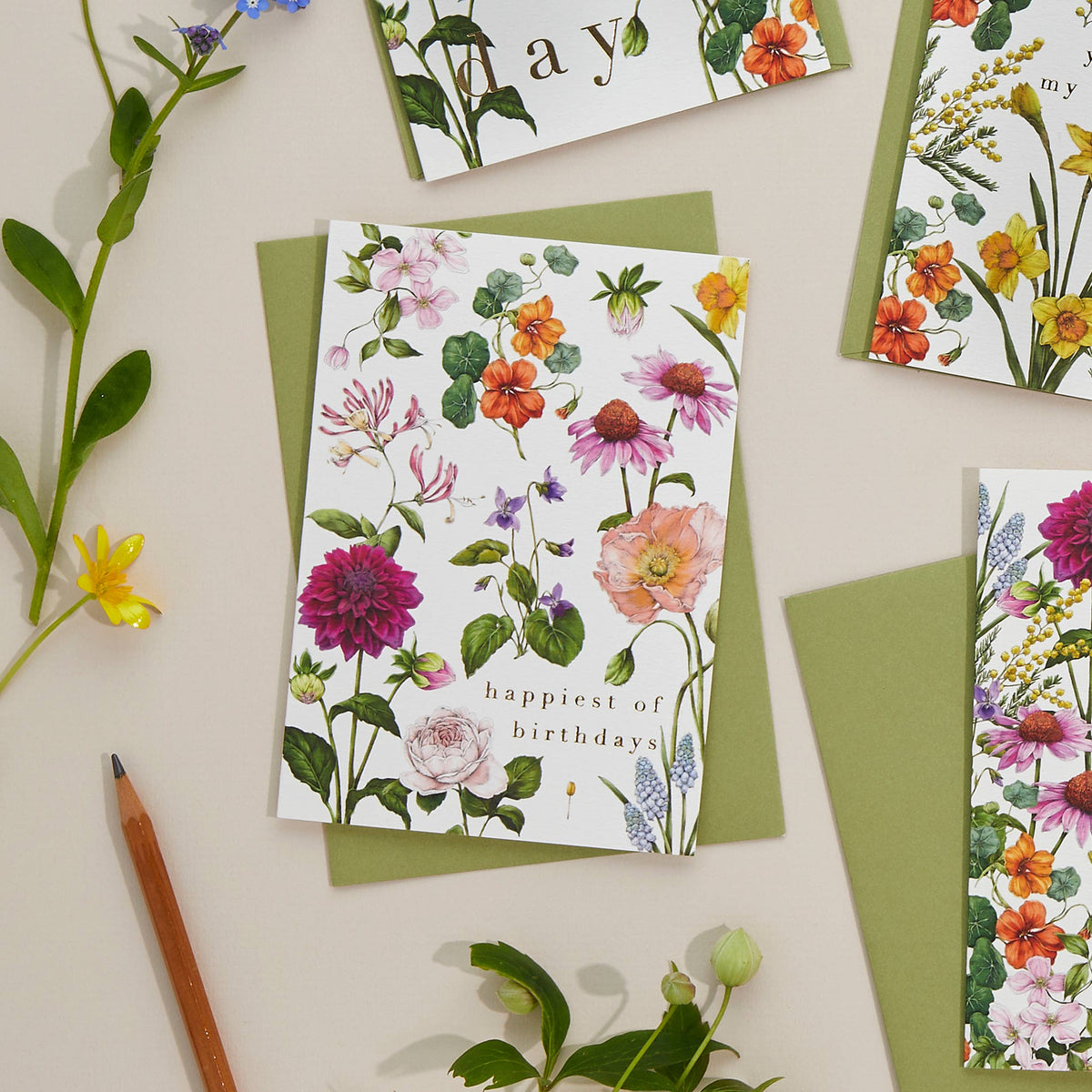 Bountiful Blooms - Happiest of Birthdays