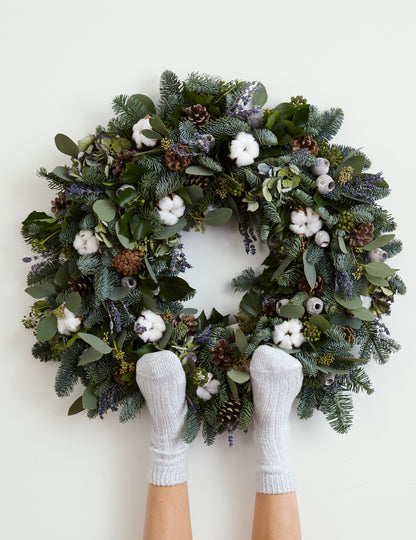 Chamonix Christmas door wreath