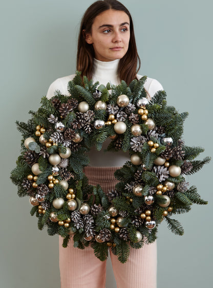 Meribel Christmas door wreath